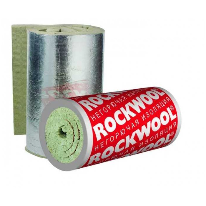 Мат ROCKWOOL ТЕХ МАТ кашированный фольгой 50х1000х5000